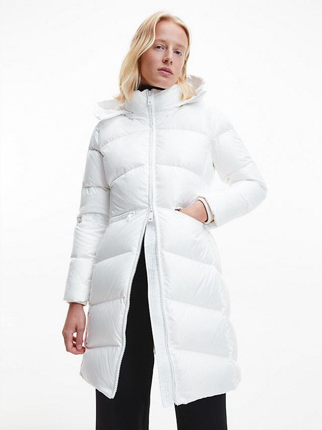 Calvin Klein USA Down Womens Coat White 0625938-GI